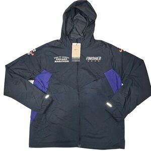 Nike Chicago Marathon 2024 Impossibly Light Windrunner Finisher Jacket Sz XSmall